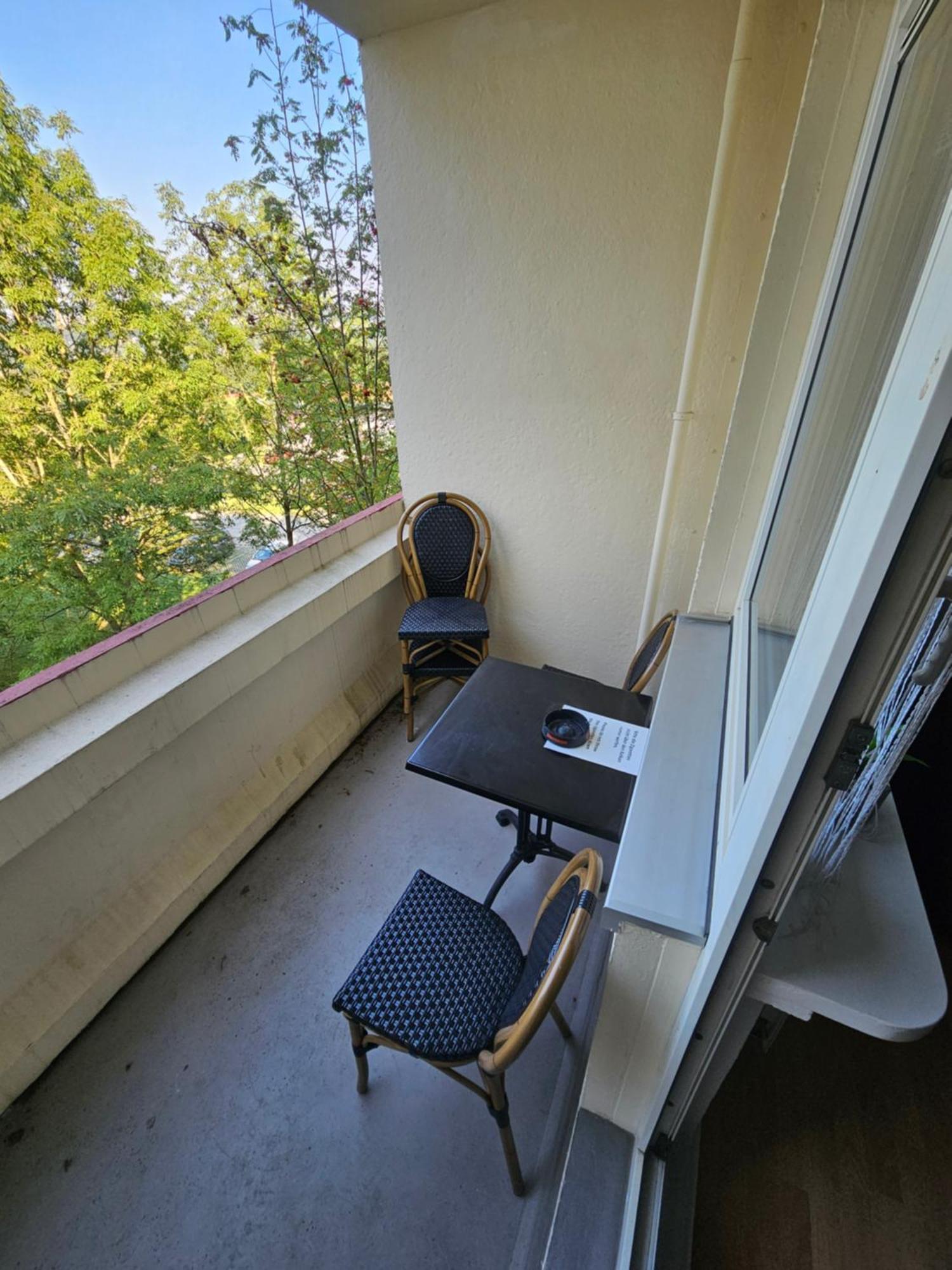Schoene Ferienwohnung Ueber Den Daechern Von Plauen Buitenkant foto